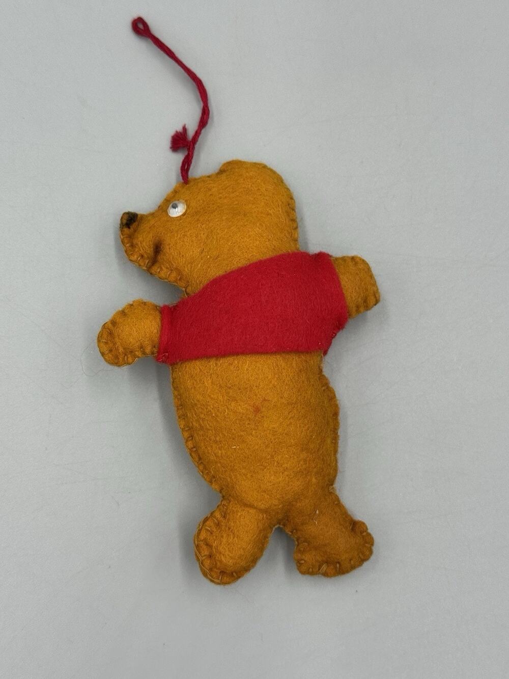 Vintage Handmade Winnie The Pooh Plush Ornament
